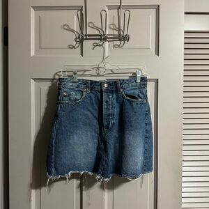 H & M Jean Skirt Size 8